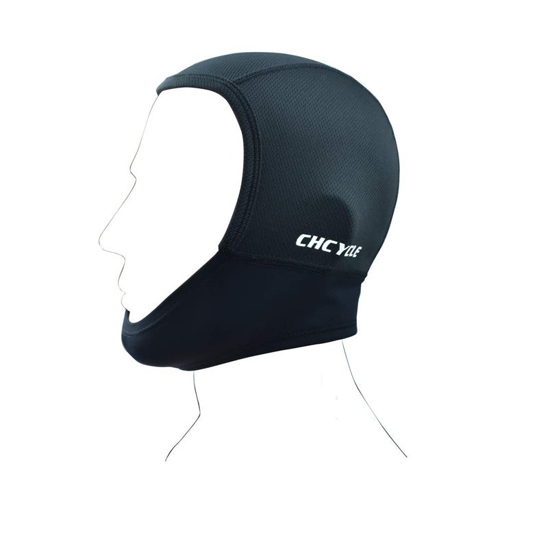 CHCYCLE Motorcycle Helmet Liner Quick Drying Moisture Wicking Under Helmets Outdoor Sport Caps Black - Image 1